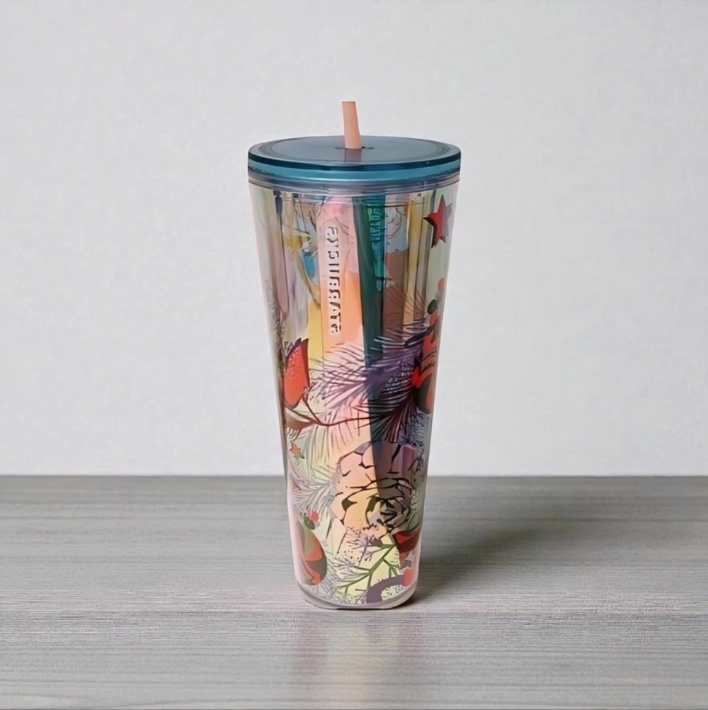 NEW Starbucks Holiday Rose Venti Cold Cup Tumbler